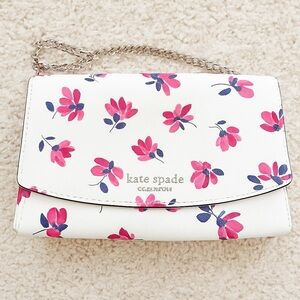 Kate Spade Pink and Blue Floral purse